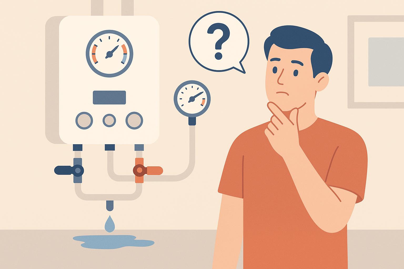 central heating water leak detection